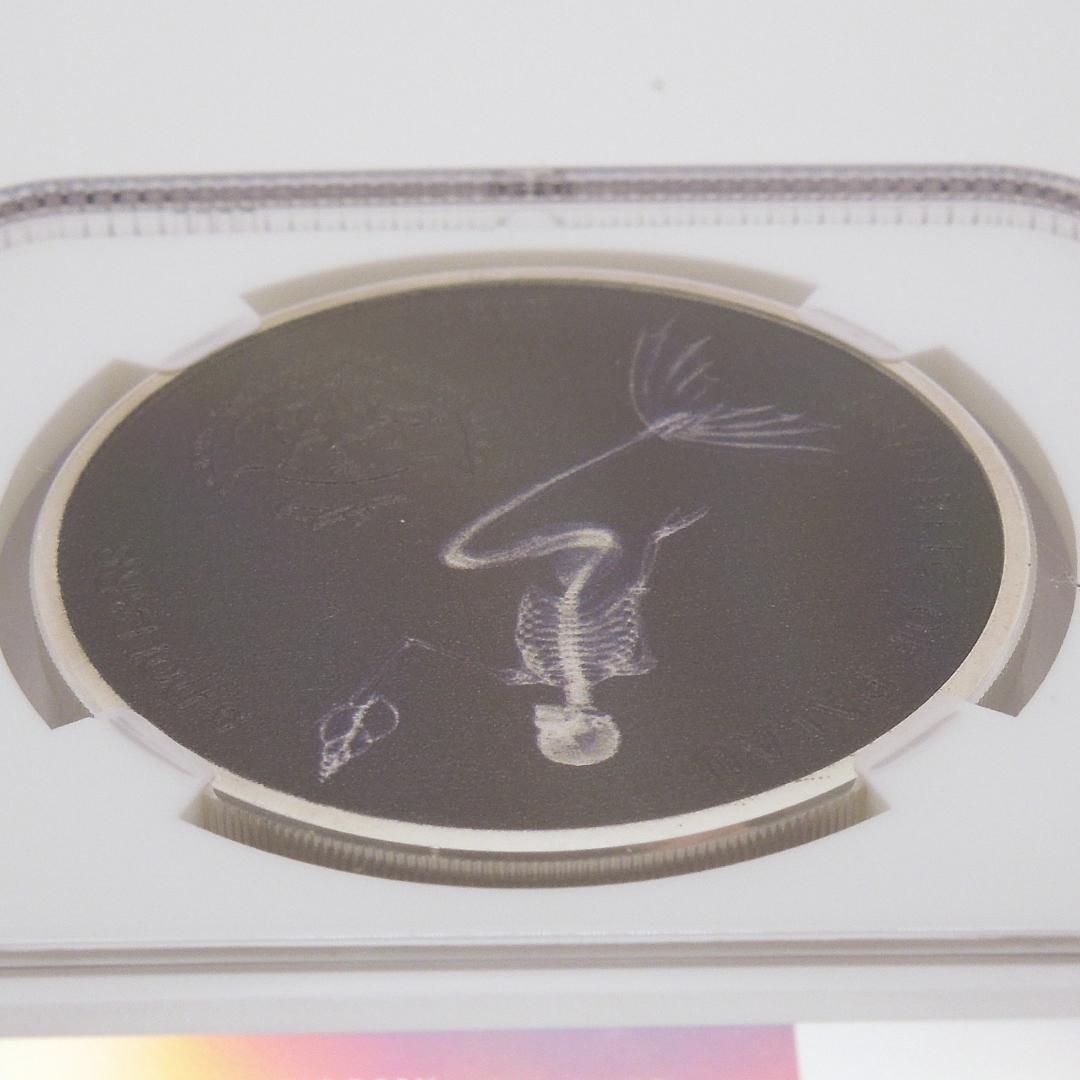 【傑作】NGC PF 70 UCAM 人魚のレントゲン銀貨 2024 パラオ