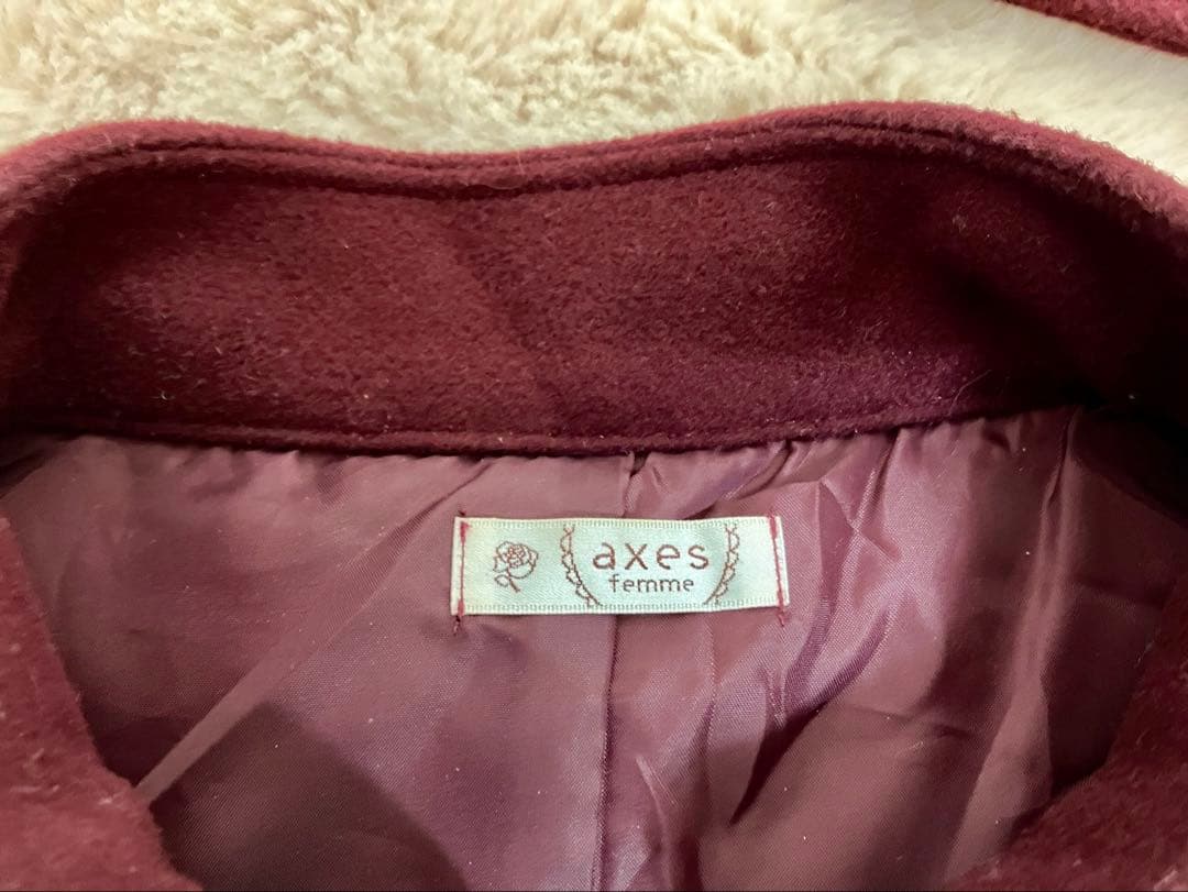 axes femme　ナポレオン マント風 コート