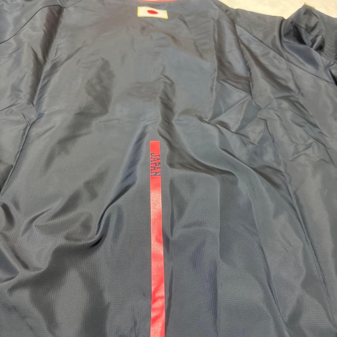 asics JAPAN 野球ジャケット Mサイズ ネイビー　サムライJapan