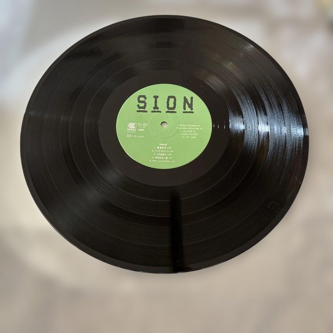 SION KNOCK ON THE HEART 12インチレコード3