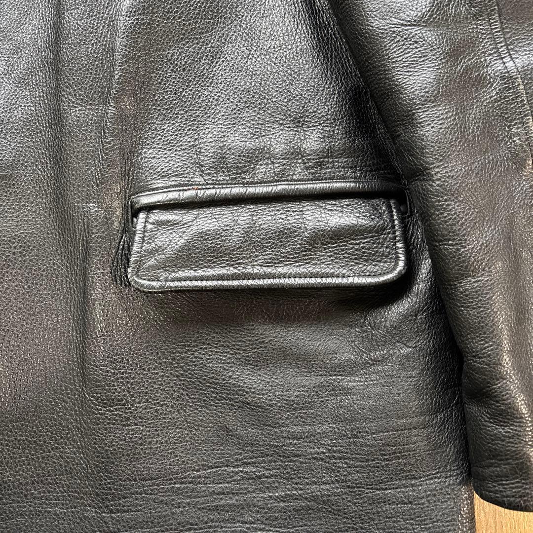 70s フレンチ レザージャケット コート 本革 極上 スペシャル