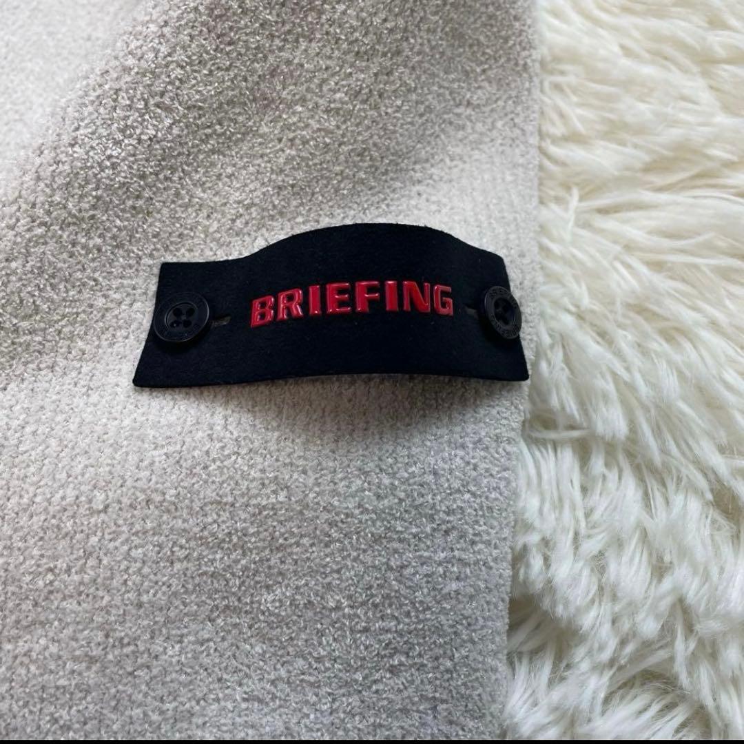 BRIEFING ゴルフ　ゴルフウェア　ニットジャケット　ワッペン　刺繍　メンズ