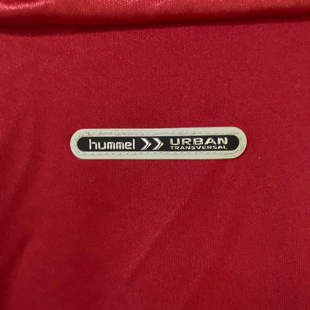 hummel ウォームアップジャケット 赤/白