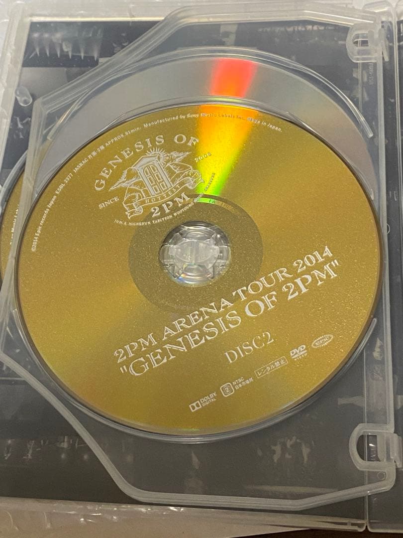 GENESIS OF 2PM\ARENA TOUR 2014 初回盤DVD