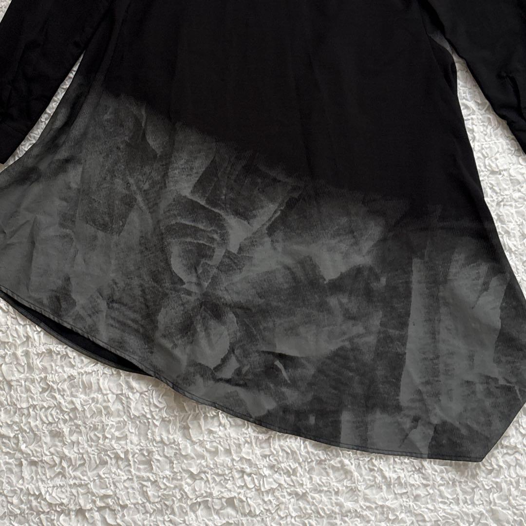 エイココンドウ　Esensation 変形　アシンメトリー　シャツワンピース