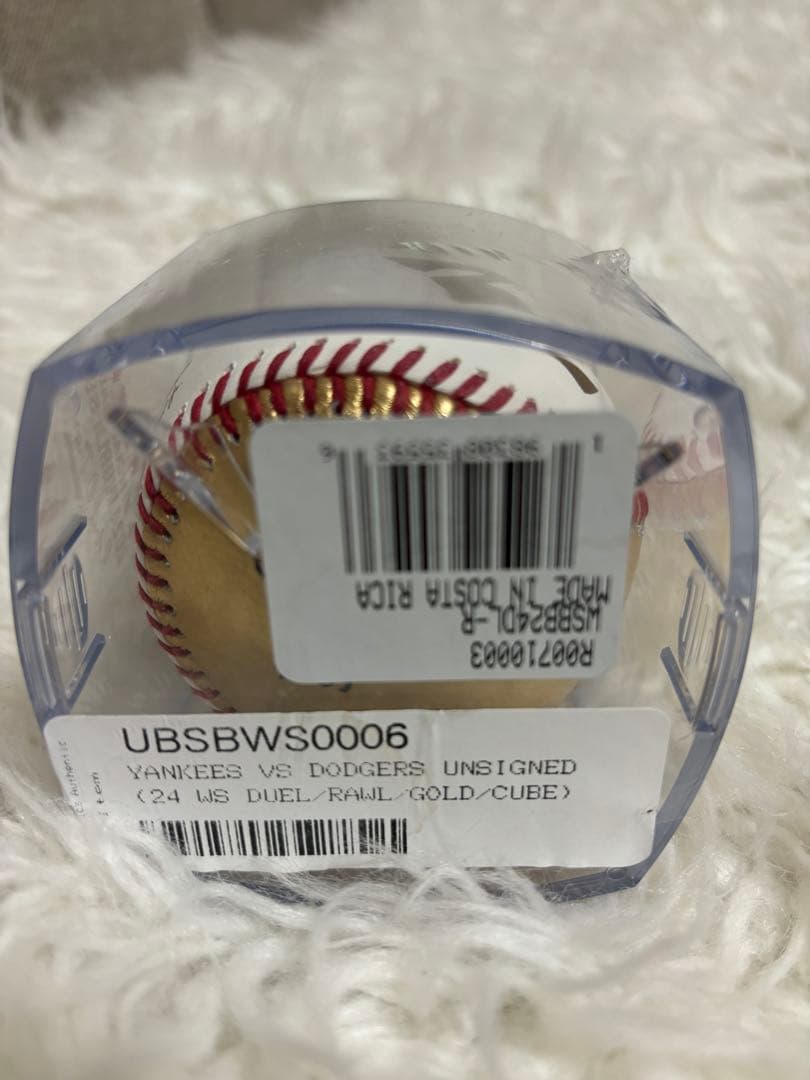 【新品】MLB ワールドシリーズ 2024 優勝記念ボール