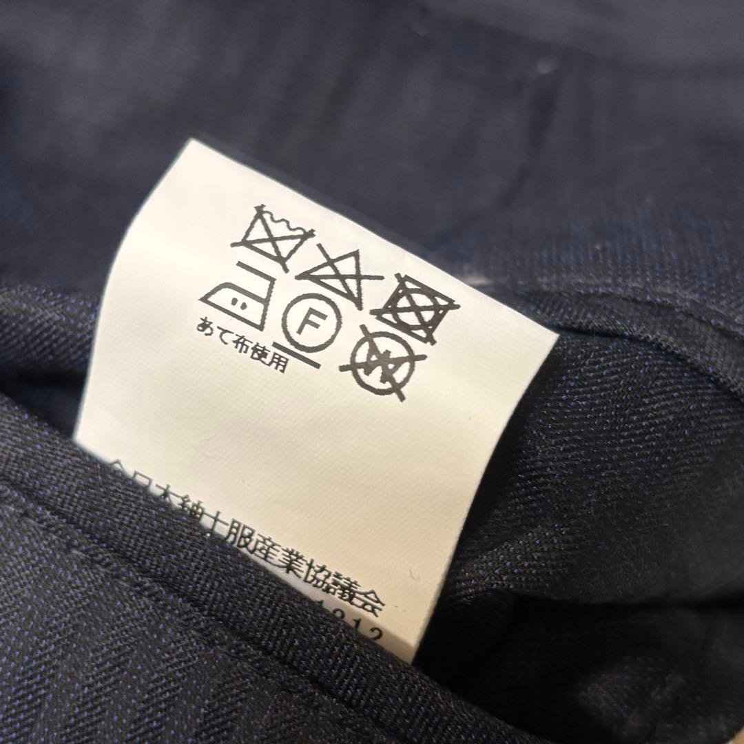 新品未使用✨　VAN BROTHERS ネイビーストライプスーツセット　L