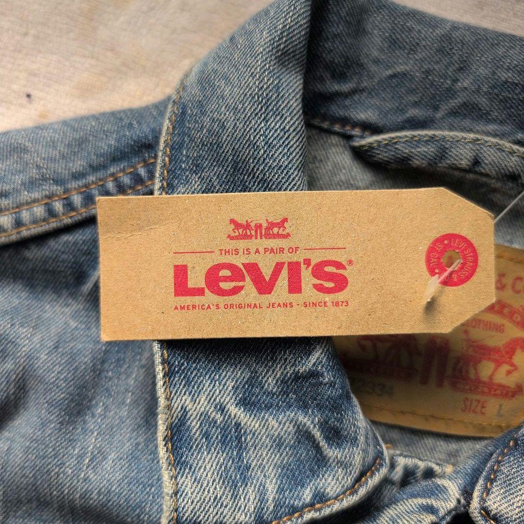 ち*ん様 未使用タグ付き リーバイス デニムジャケット 72334 ユーズド加工