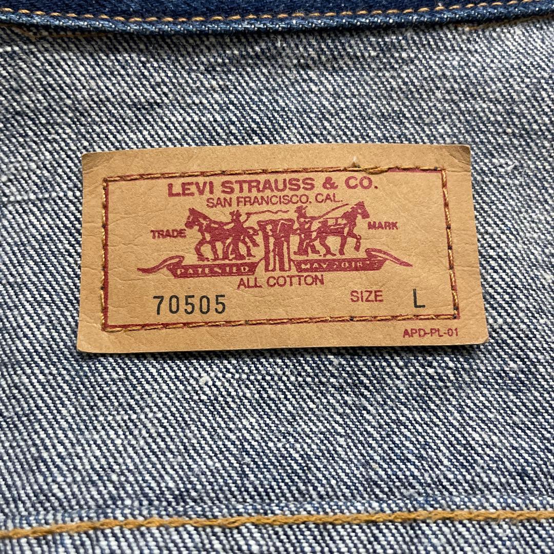 美品 00s Levi's 70505 デニムジャケット L リーバイス 4th