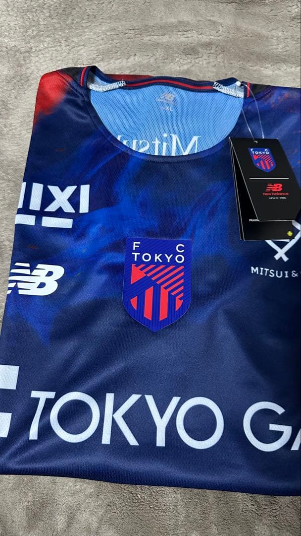 FC東京 New Balance 半袖シャツ 1st ホーム 2XL