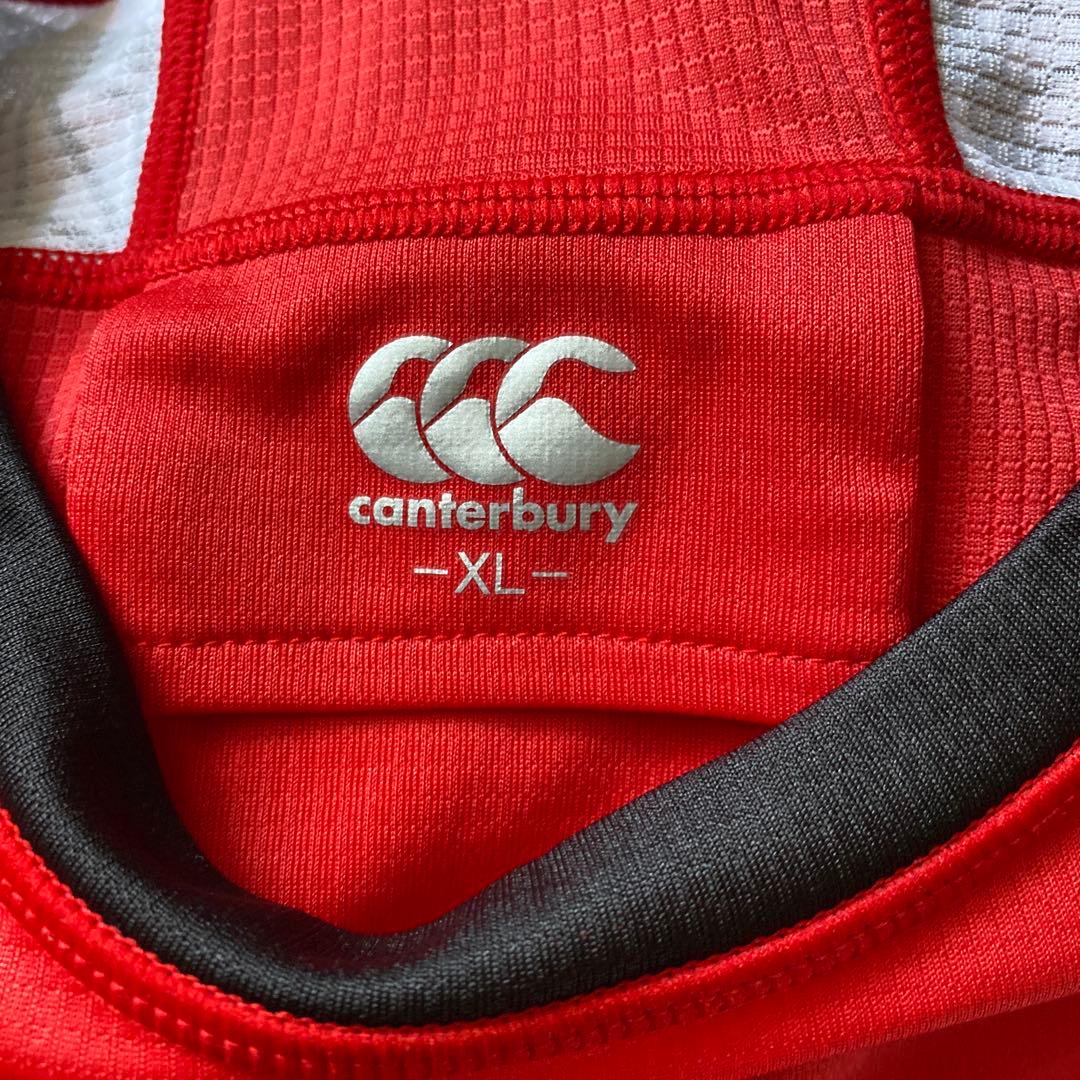 canterburyラグビーウェア 日本代表　ゲームシャツ　tシャツXLメンズ