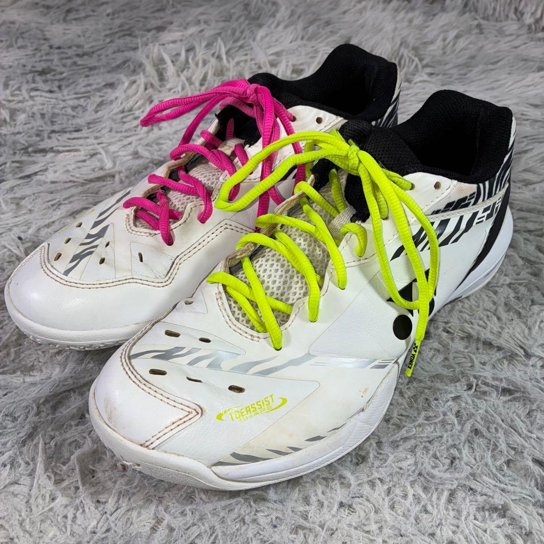 YONEX ヨネックス バドミントンシューズパワークッション桃田モデル 26.5