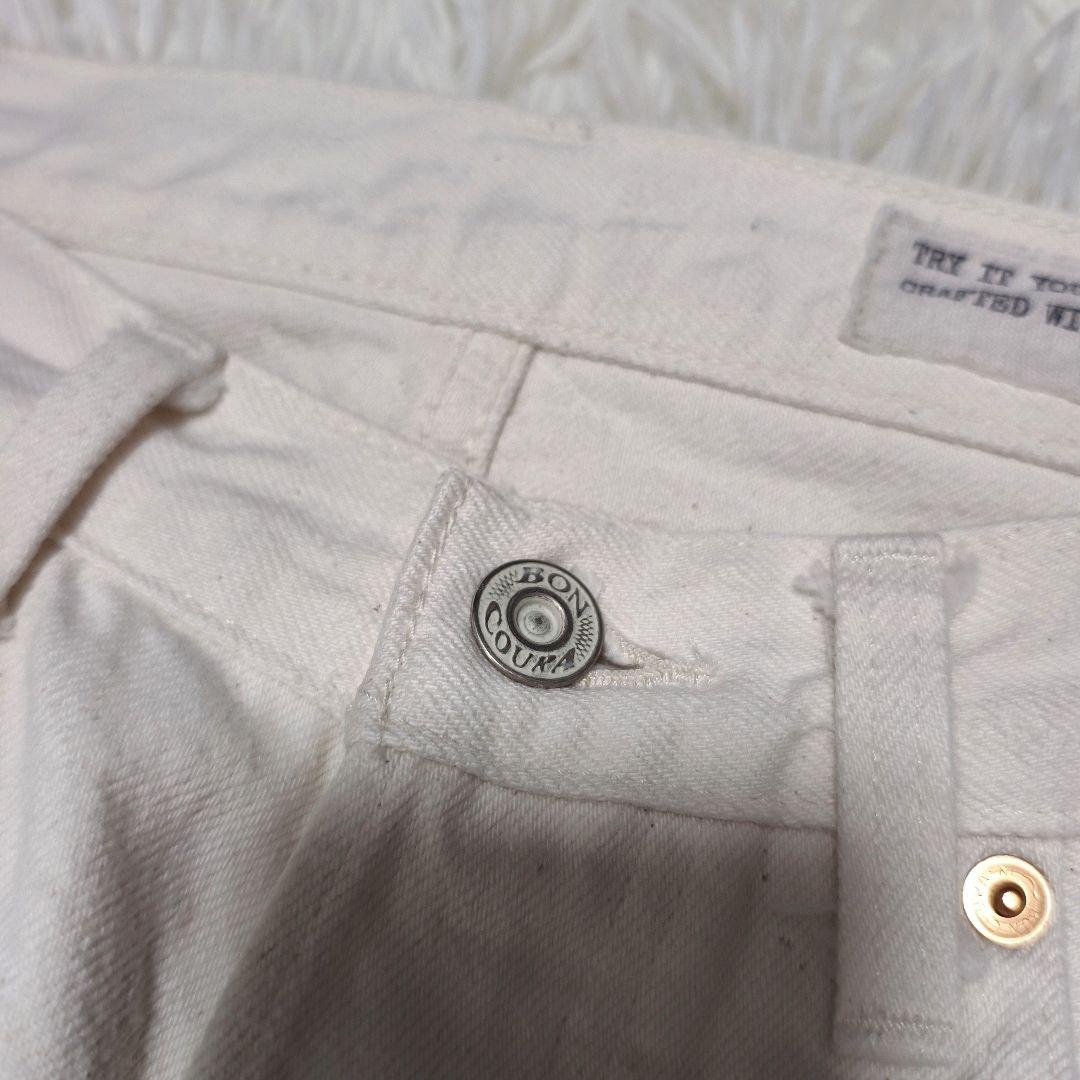 ボンクラ ホワイトデニムパンツ