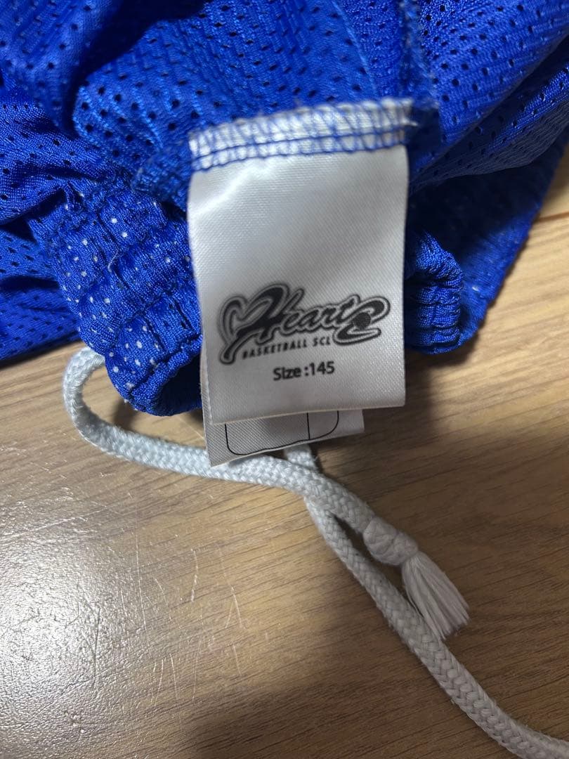 ハーツ Heartzロゴ入りバスケットボールユニフォーム 145cm