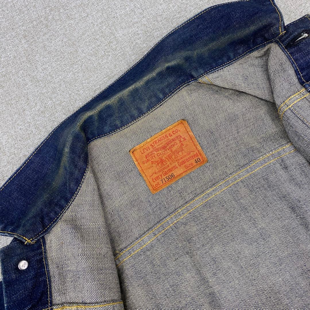 i192＊ LEVI'S 71506 デニムジャケット 大戦モデル サイズ40