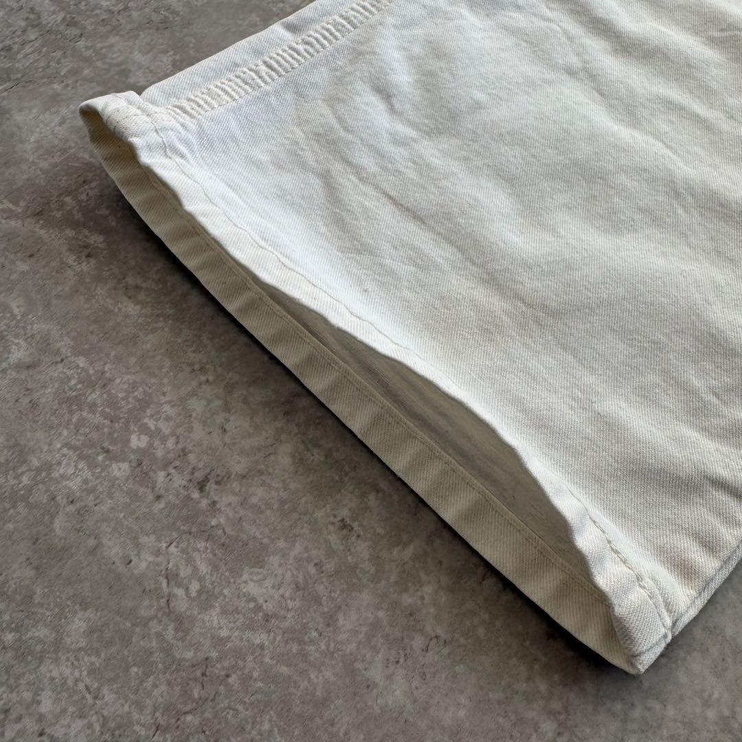 希少 70s 80s USA製 ディッキーズ ペインターパンツ 生成り ホワイト