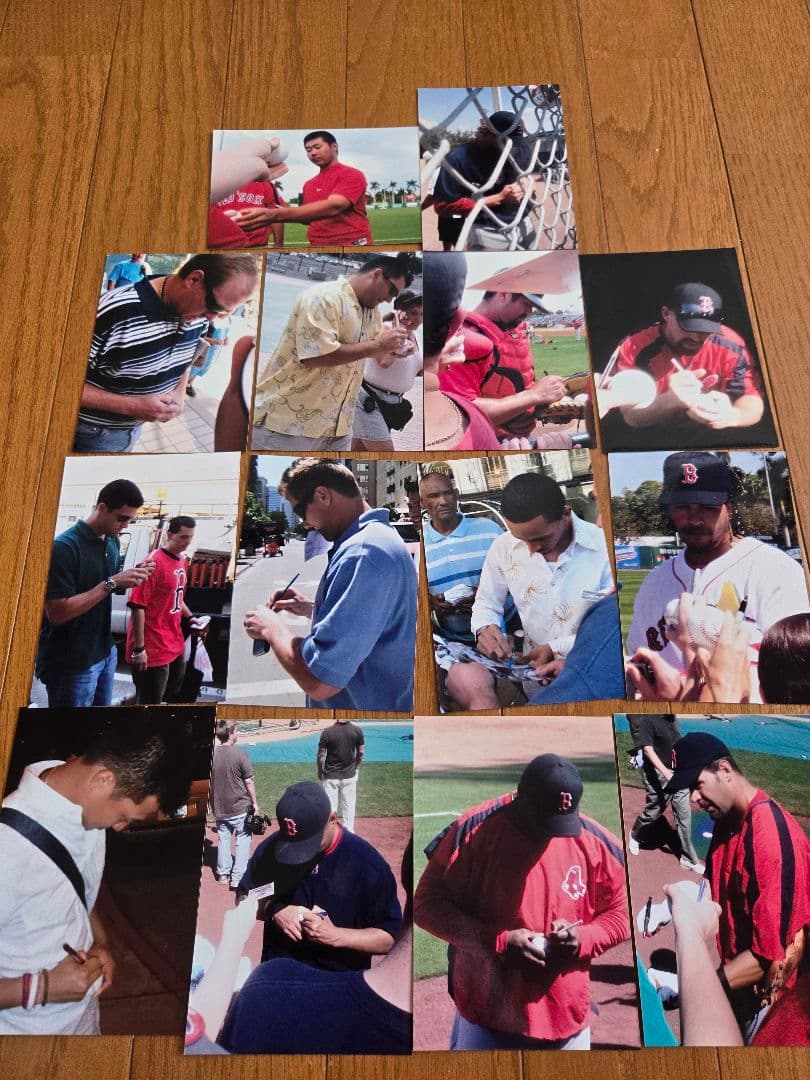 2007レッドソックスチームサインボール