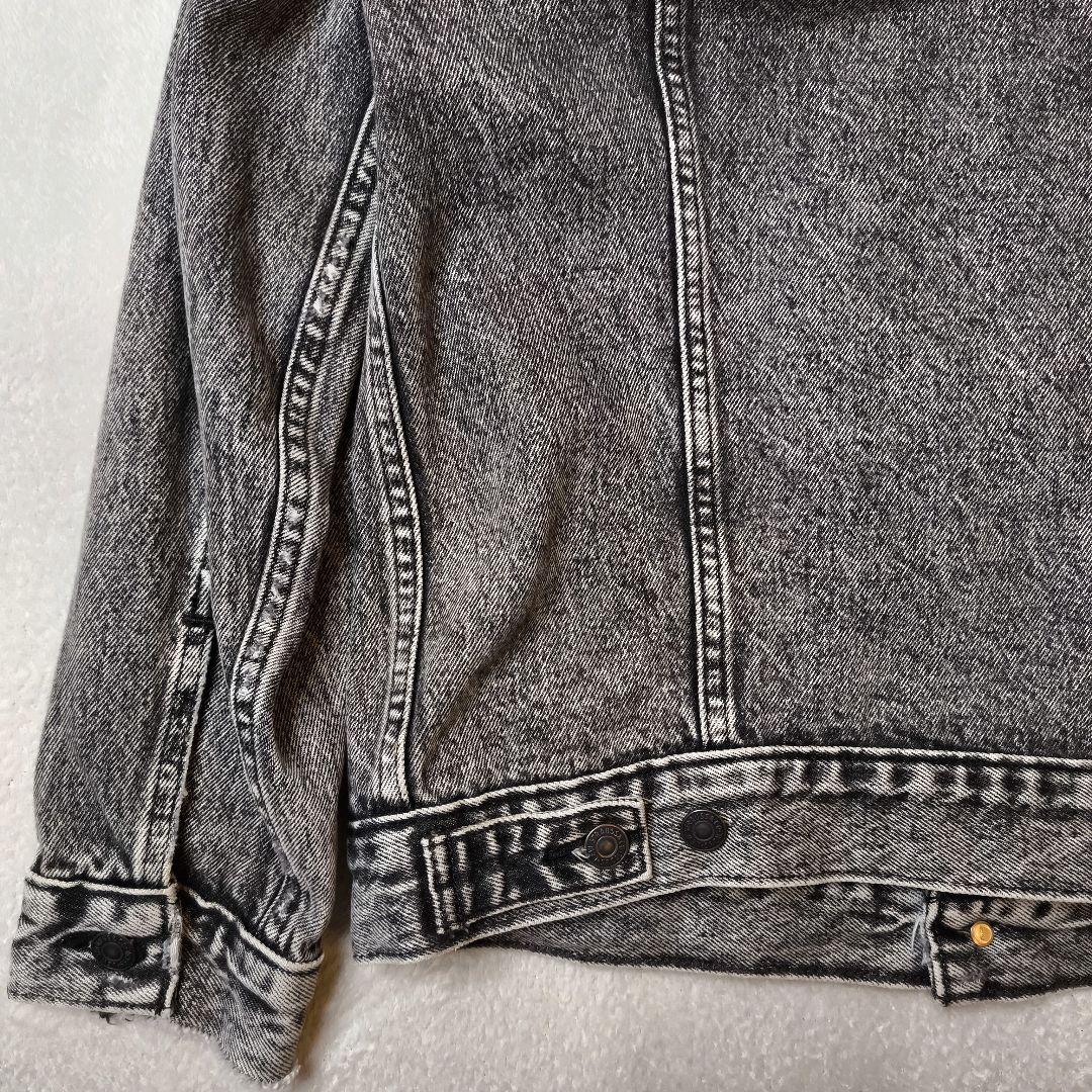 リーバイス 24年製 リラックスフィット デニムジャケット ケミカルウォッシュ