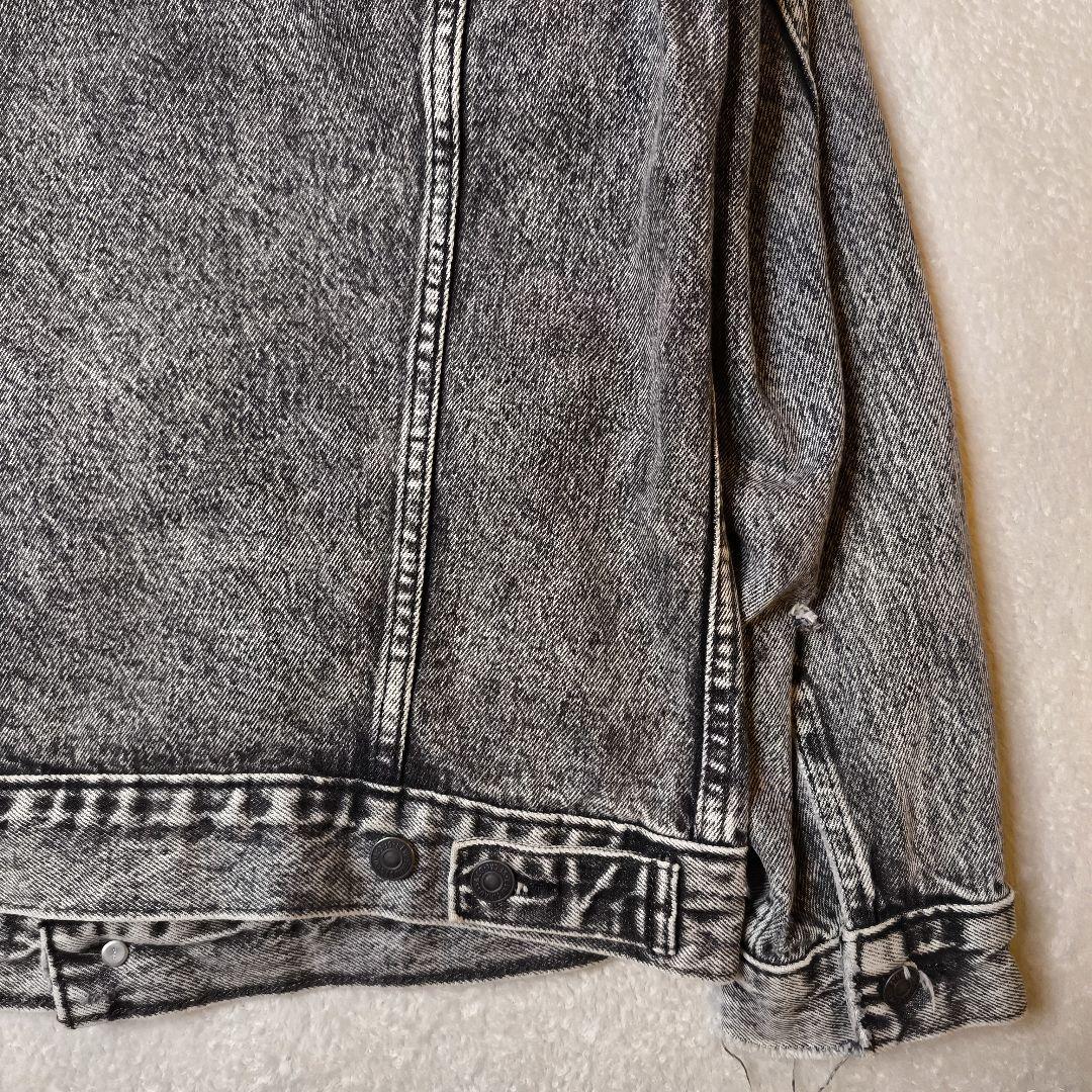リーバイス 24年製 リラックスフィット デニムジャケット ケミカルウォッシュ