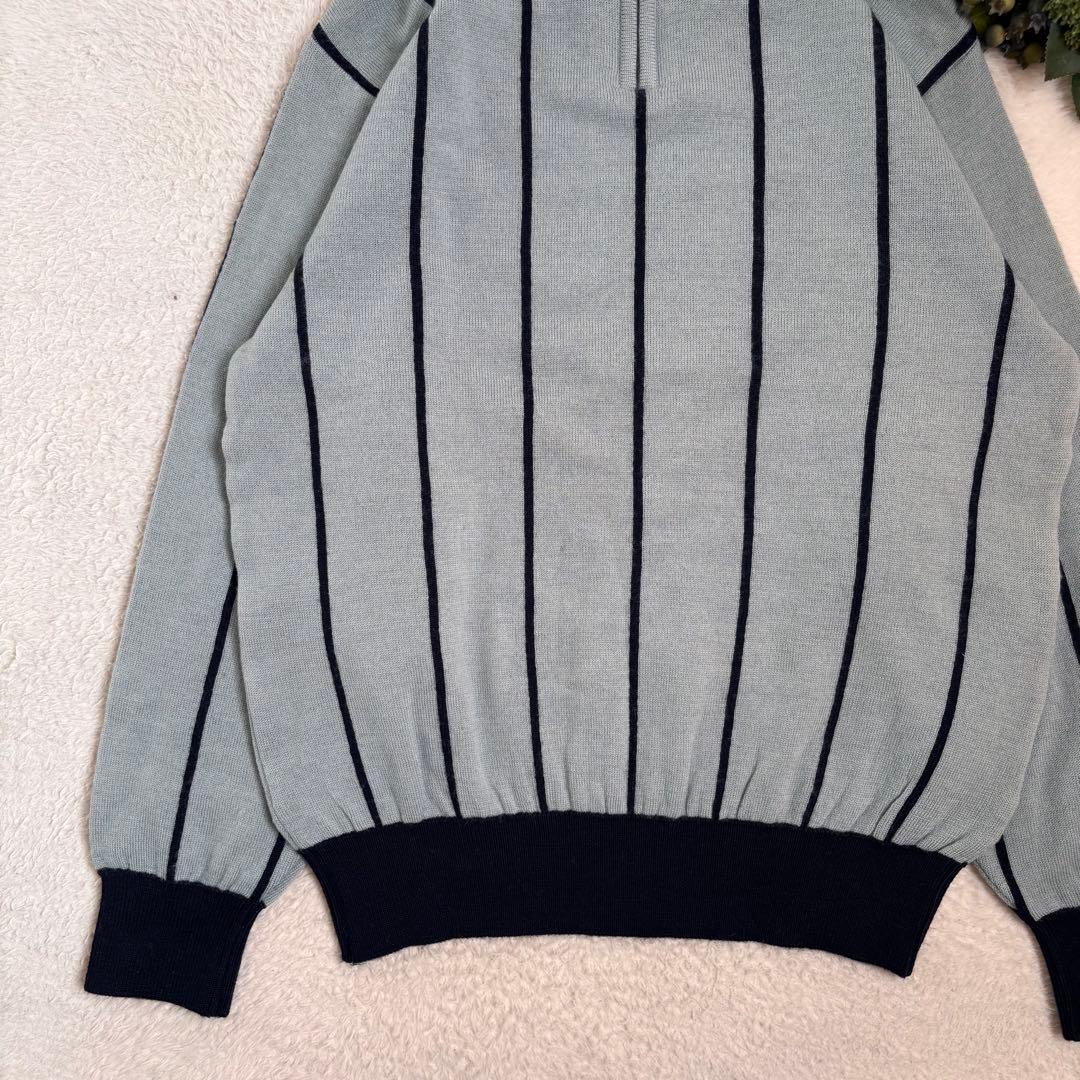 クリスチャンディオールスポーツ セーター ニット ストライプ ウール Mサイズ