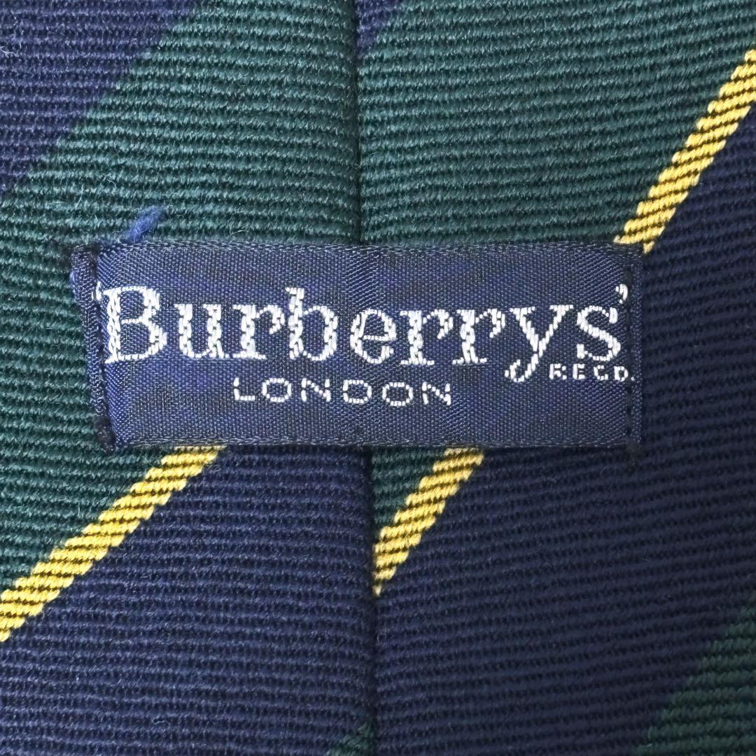 Burberrys ネクタイ ウール レジメンタル イングランド製 希少 人気
