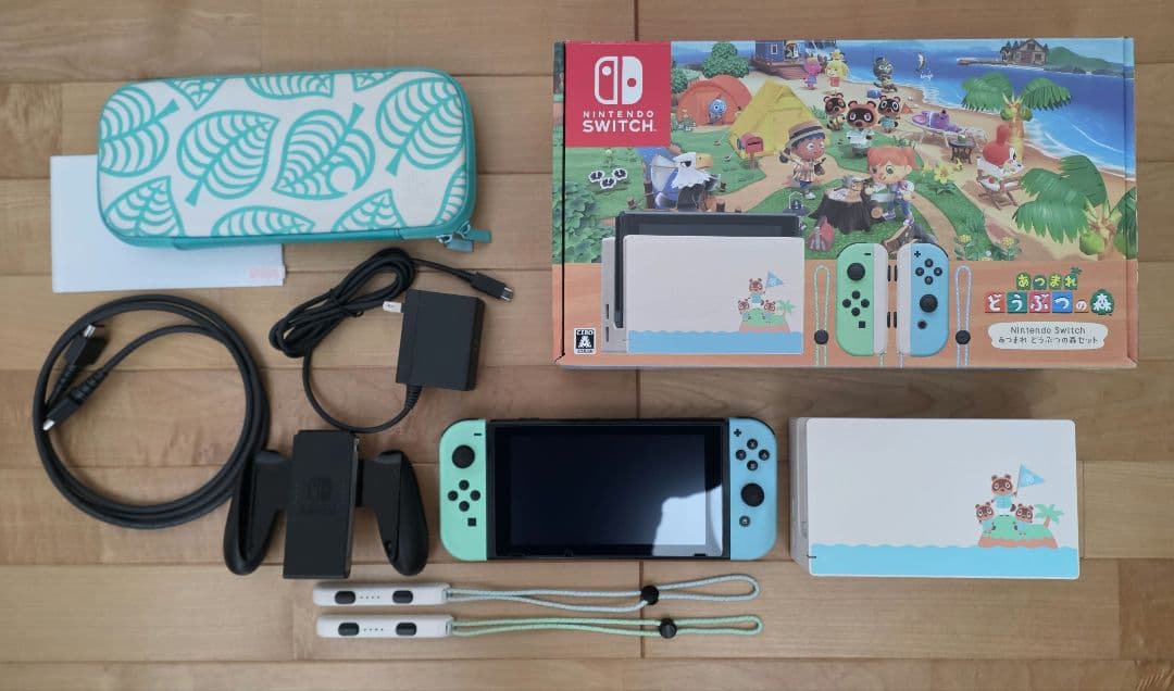 Nintendo Switch どうぶつの森デザイン 本体　動作品