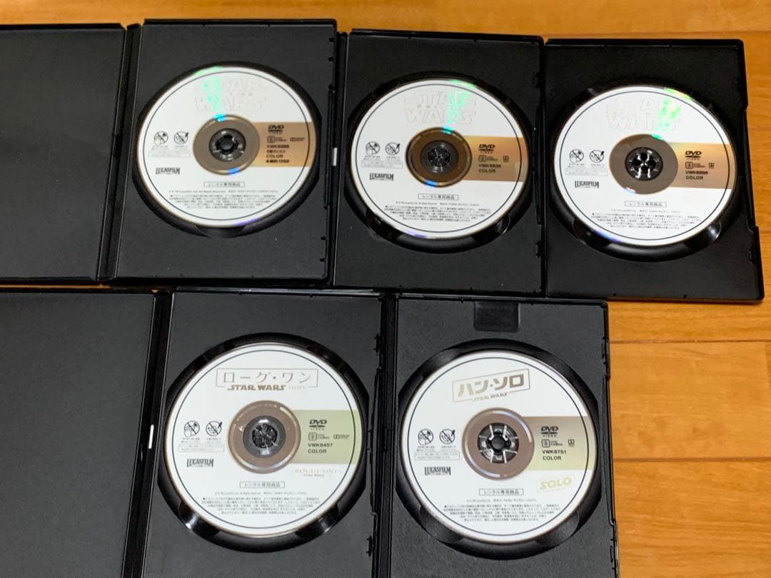 【送料無料】スター・ウォーズ シリーズ　DVD 12点セット 全巻セット