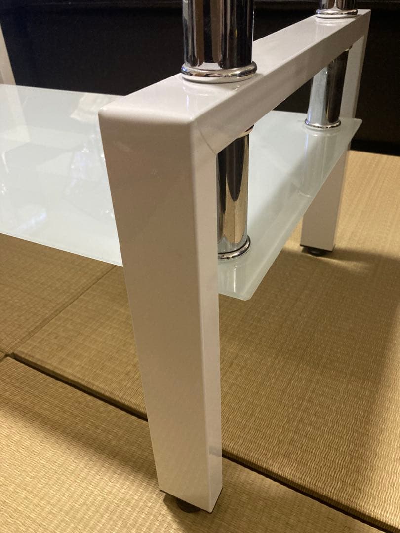 TEMPERED GLASS ガラステーブル【直接お引き渡しは1,980円】