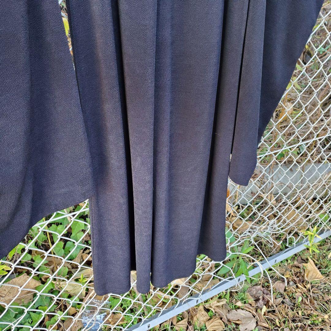 ロングワンピース 着物 羽織り ロング丈 刺繍入り 和柄 XLサイズ