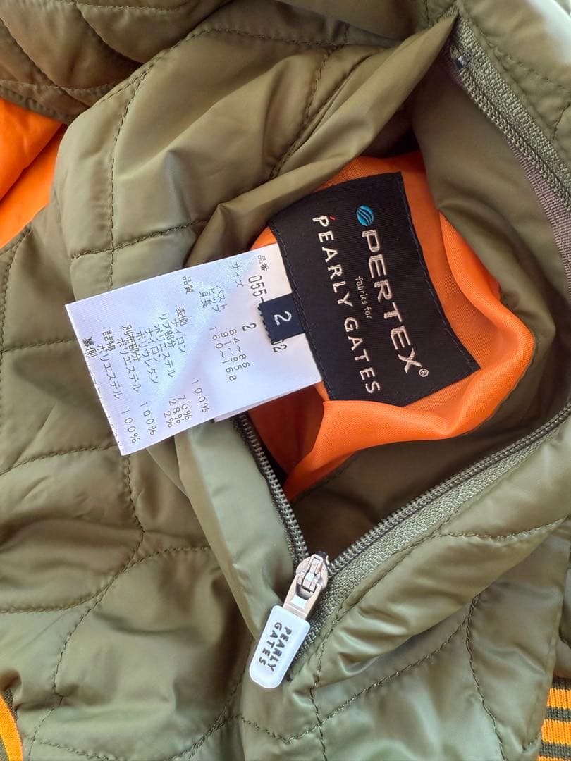 パーリーゲイツ リバーシブル　4WAY 中綿ブルゾン　レディース