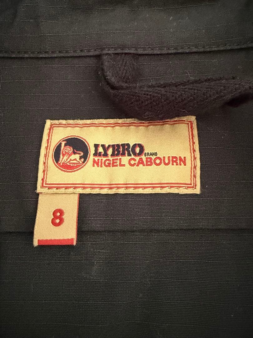 Nigel Cabourn LYBRO 黒シャツワンピース8（サンプル）