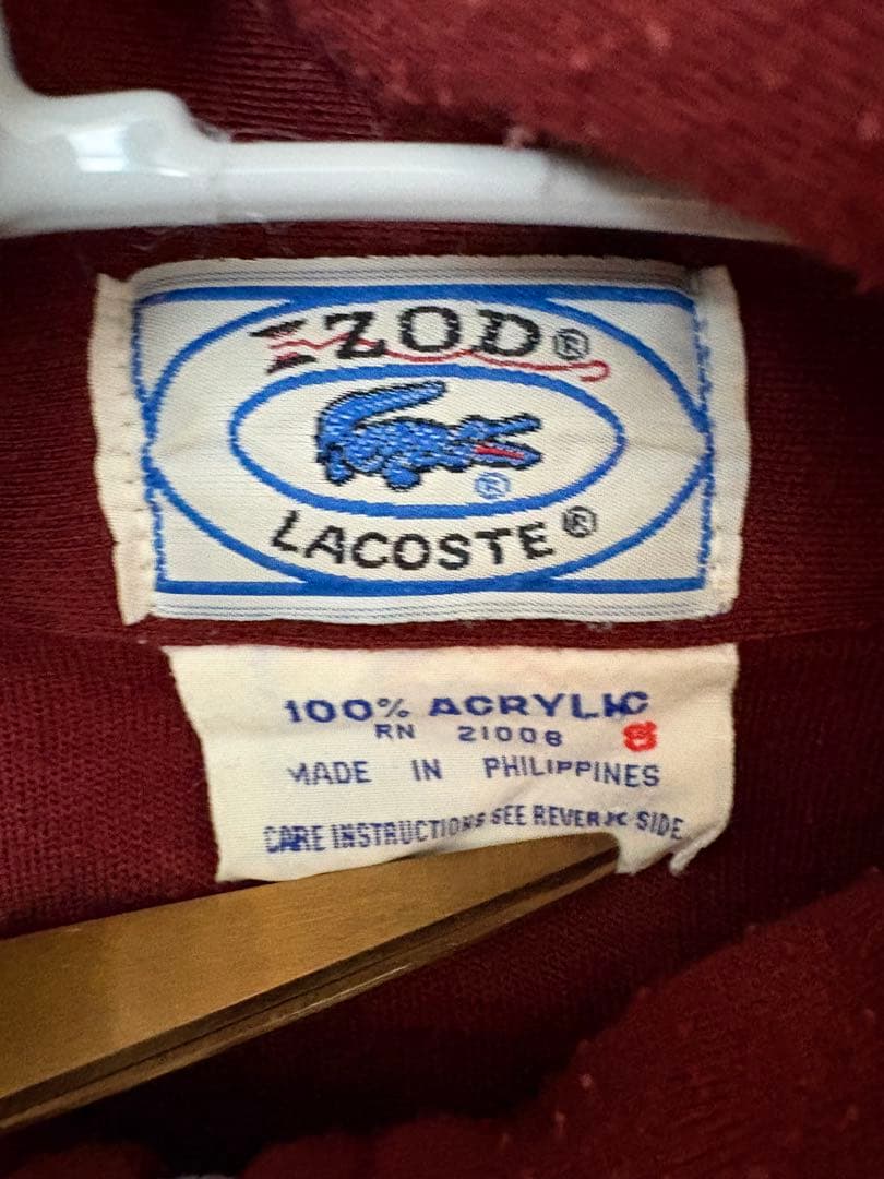 【極美品】激レア配色 80s IZOT LACOSTE トラックジャケット