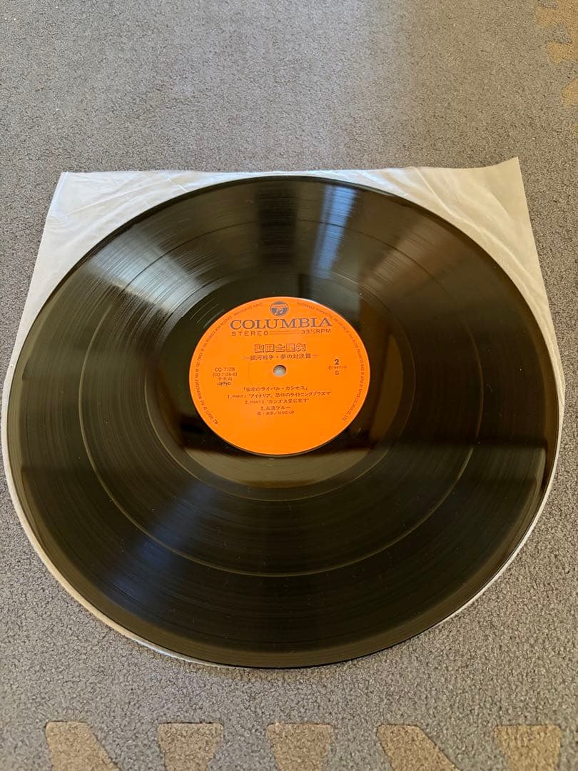 聖闘士星矢 レコード 2枚セット 音楽集 銀河戦争 夢の対決篇