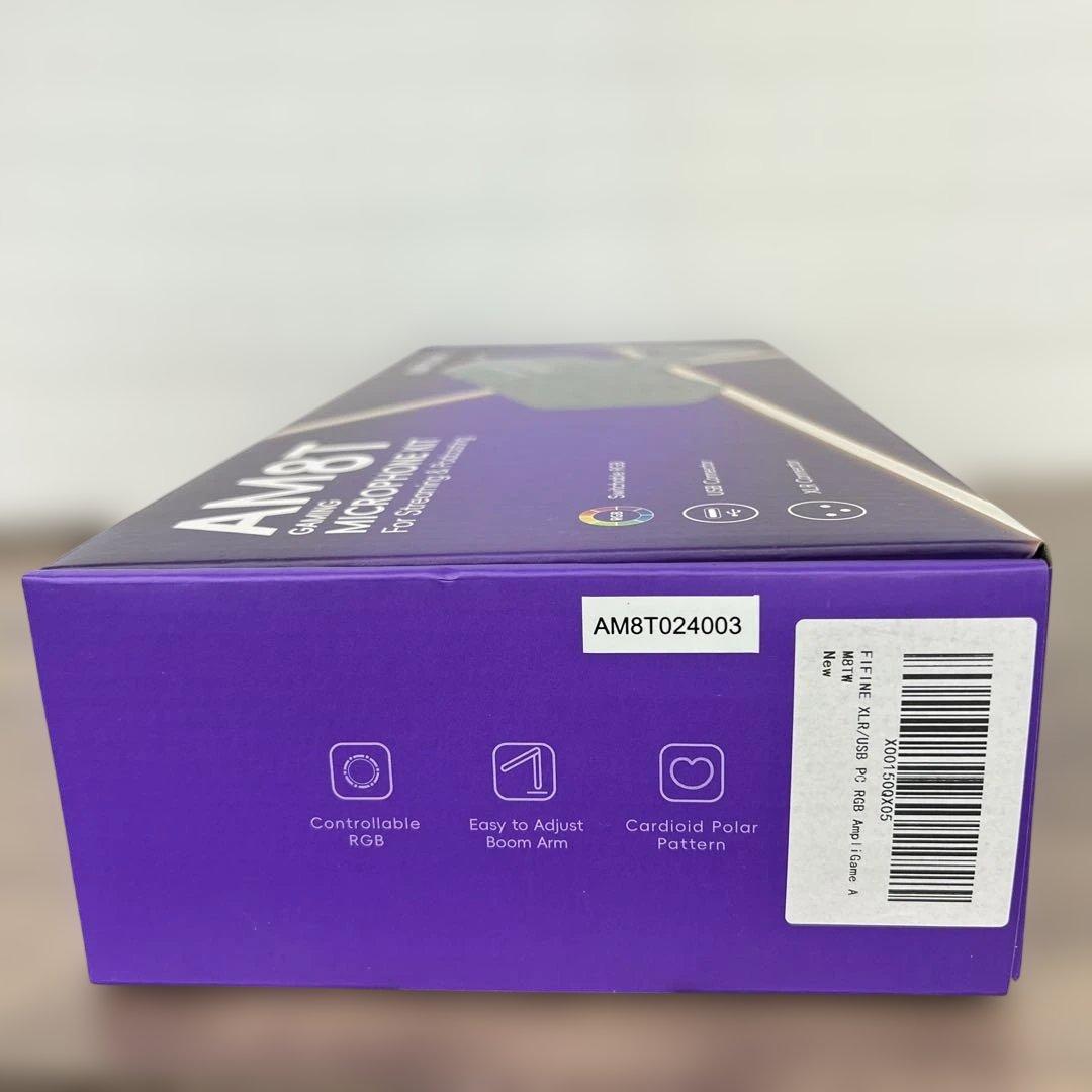 261511 FIFINE XLR/USB ゲーミングマイクセット　AM8T