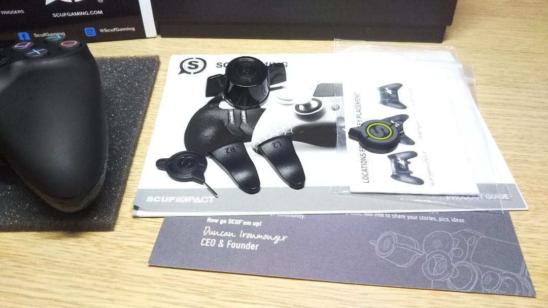 SCUF IMPACT スカフ インパクト 黒 グリップ&トリガーシステム搭載