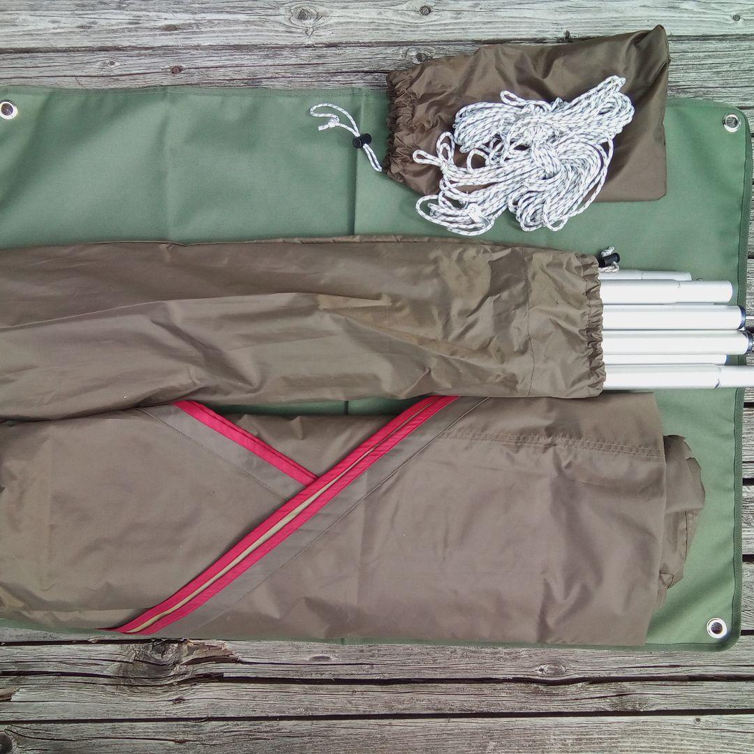 スノーピーク HDタープシールド・ヘキサL とポールのセット