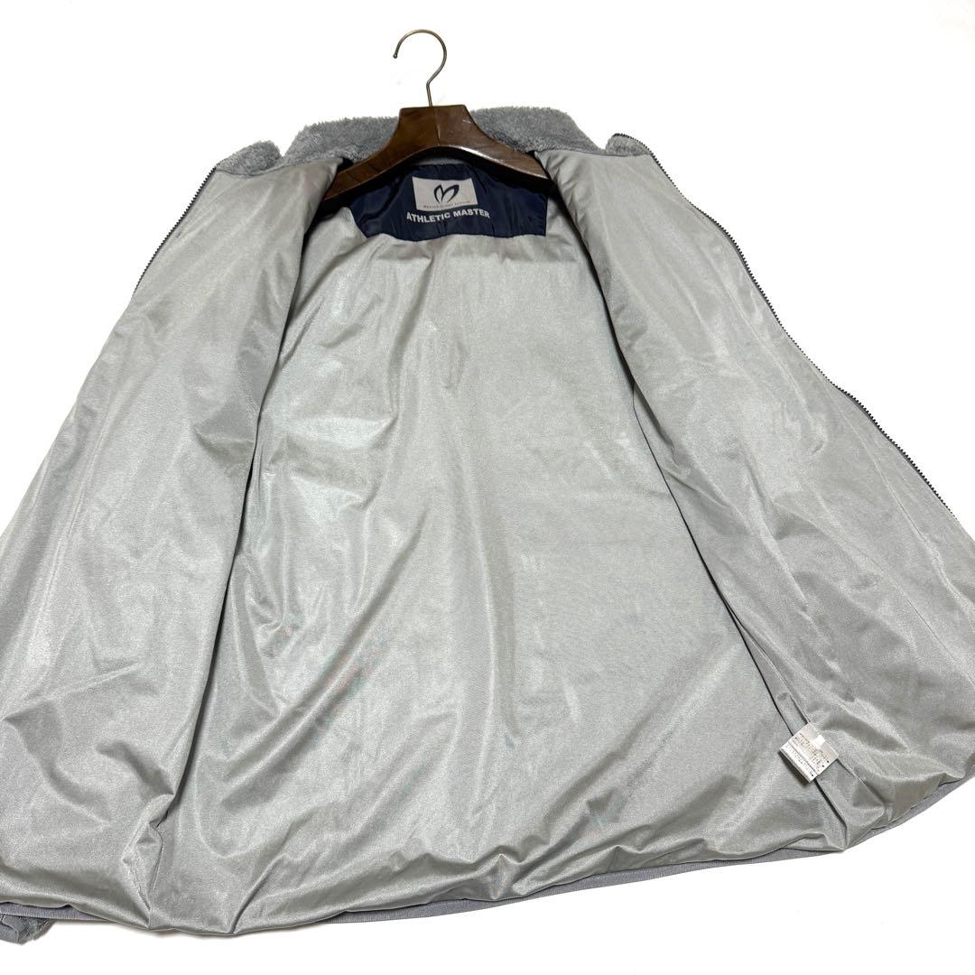 マスターバニー ダブルジップ ボアフリースジャケット ゴルフウェア 7 グレー