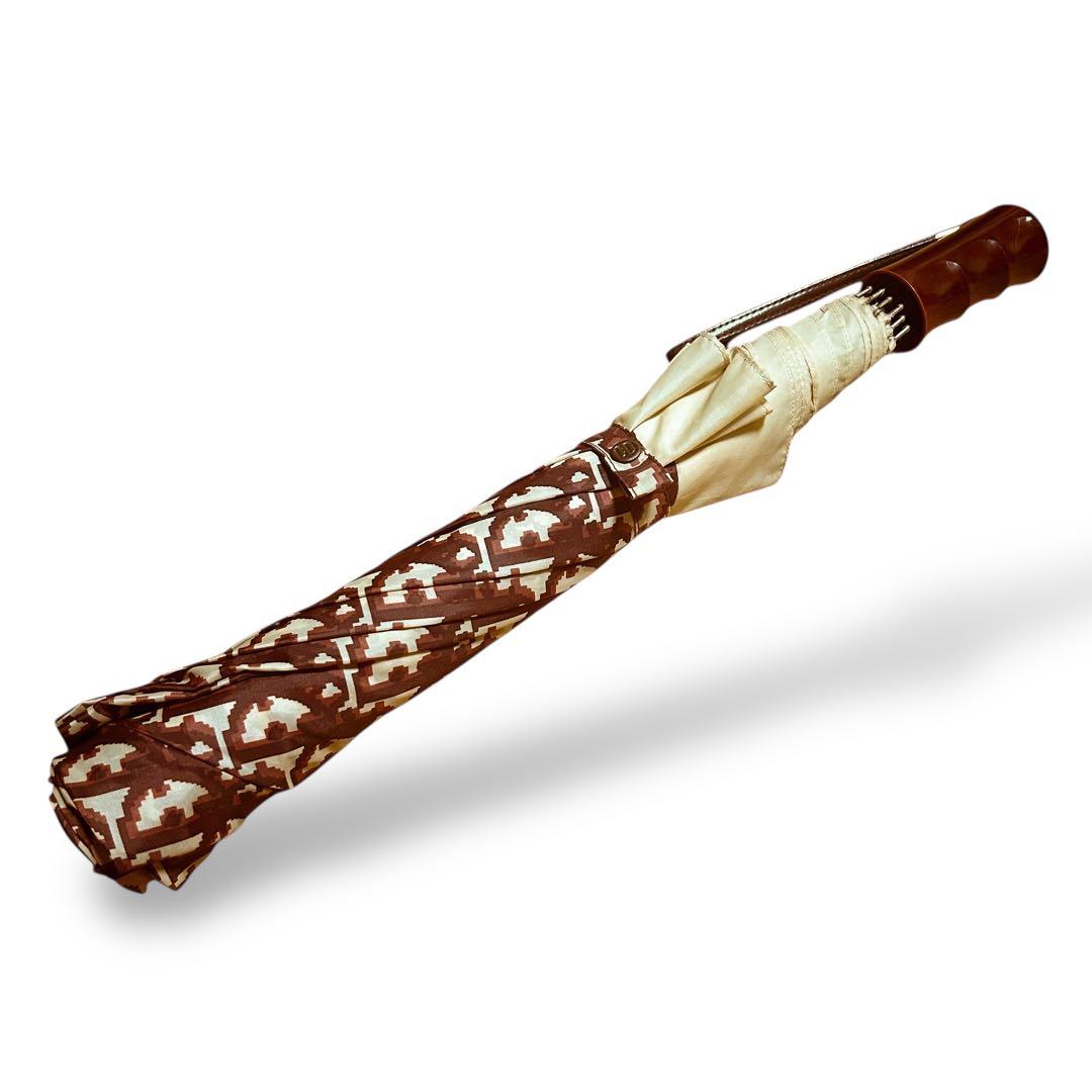 ディオール　Dior 折り畳み傘　トロッター　ディオール　オブリーク　ジャガード