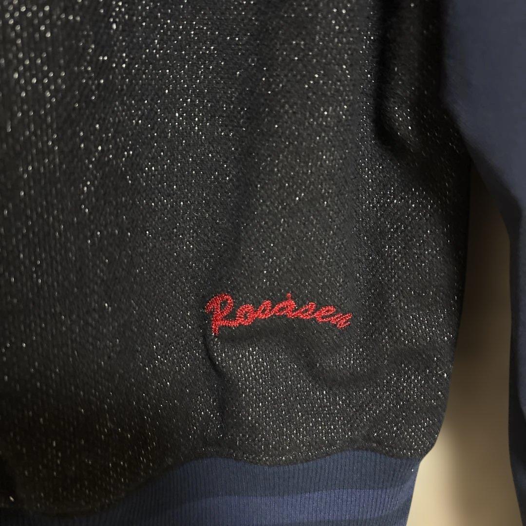 ロサーセン ゴルフ ブルゾン ネイビー M メンズ ワッペン ストレッチ