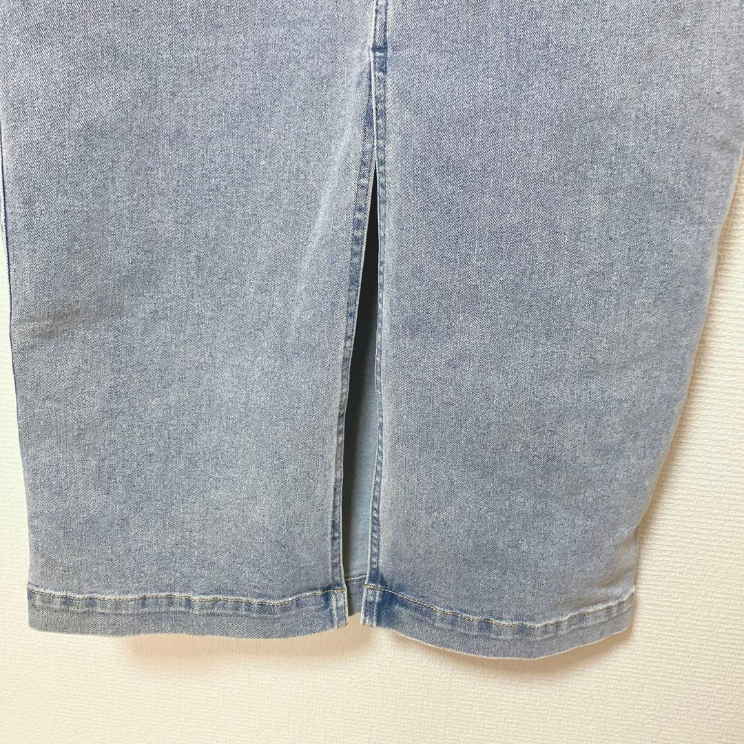 極美品　ラウンジドレス　デニムキャミワンピ　サロペットスカート ブルー系