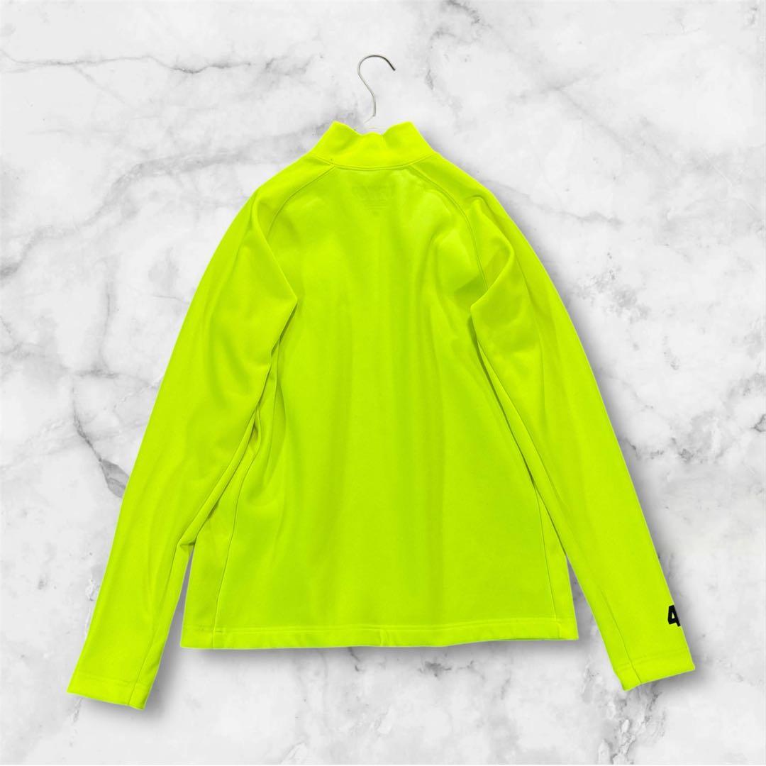 TFW49 長袖　モックネックシャツ　裏起毛　イエロー　大きいサイズ　S