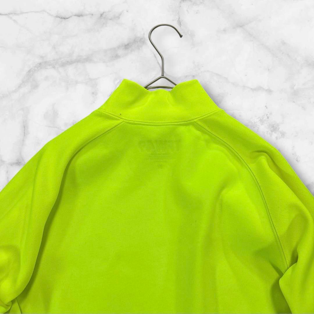 TFW49 長袖　モックネックシャツ　裏起毛　イエロー　大きいサイズ　S