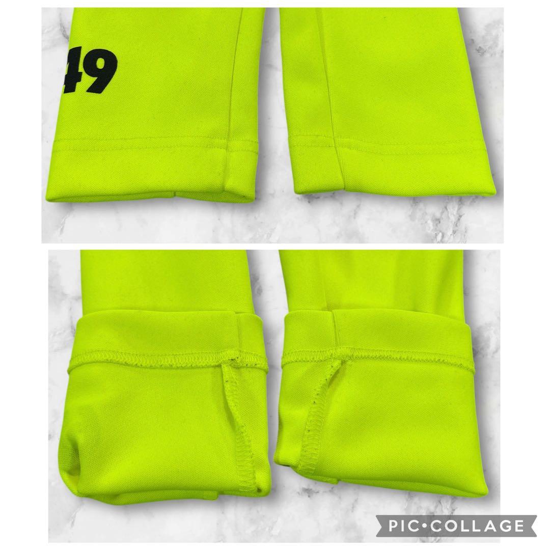 TFW49 長袖　モックネックシャツ　裏起毛　イエロー　大きいサイズ　S