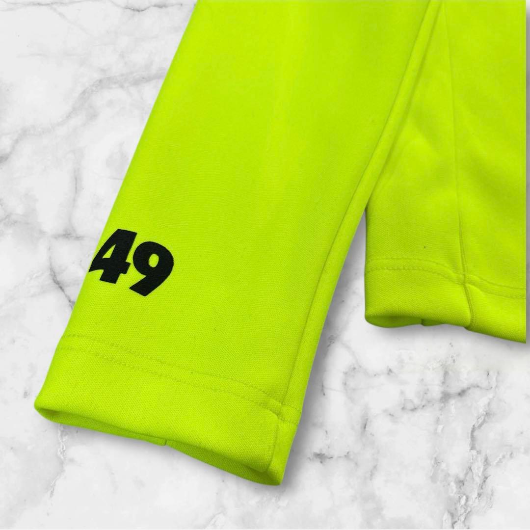 TFW49 長袖　モックネックシャツ　裏起毛　イエロー　大きいサイズ　S