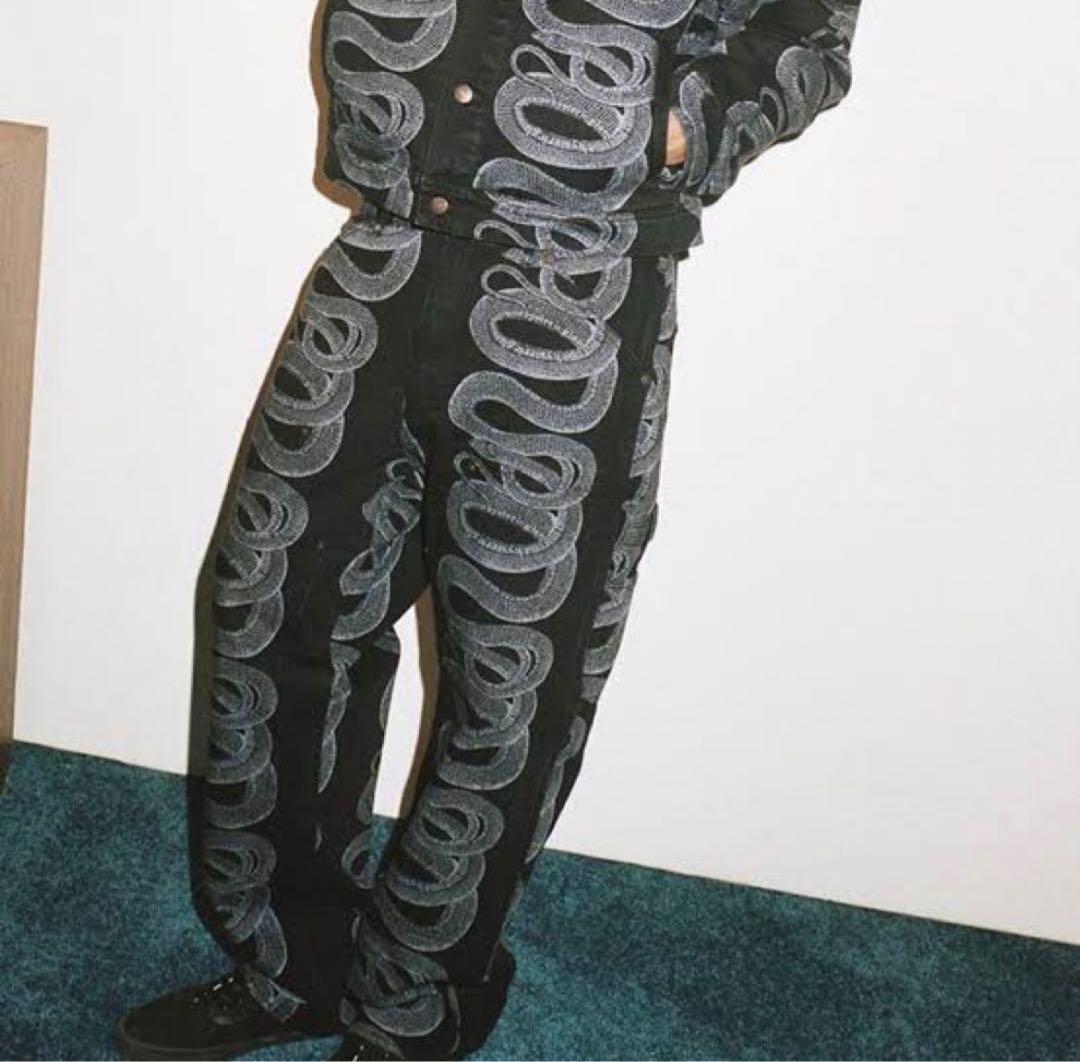 Supreme Hysteric Glamour スネーク ペインターパンツ