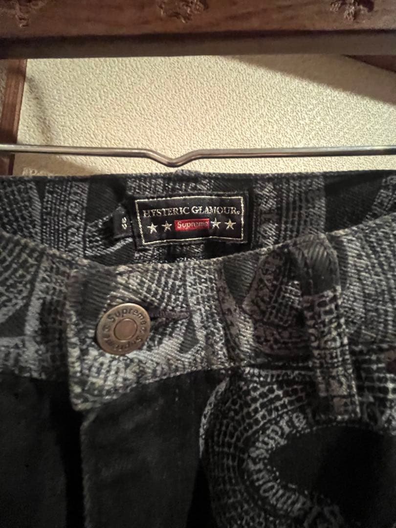 Supreme Hysteric Glamour スネーク ペインターパンツ