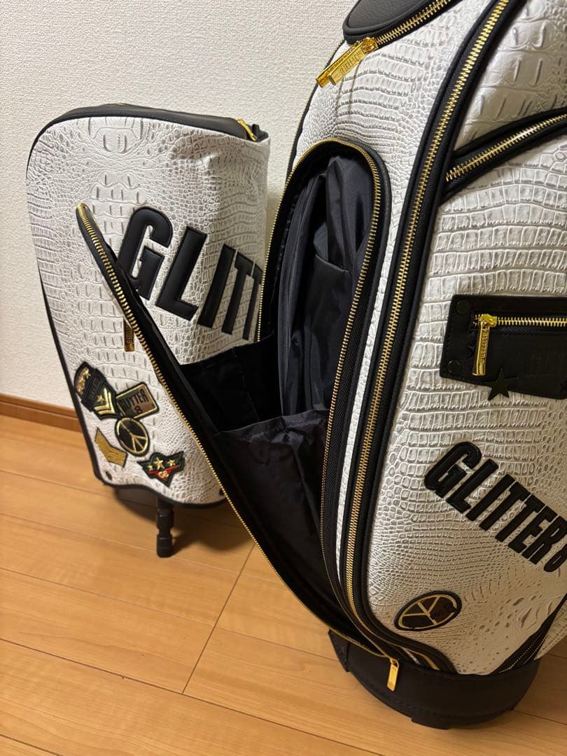 GLITTER 8 キャディバッグ 新品未使用品 クロコダイル総柄