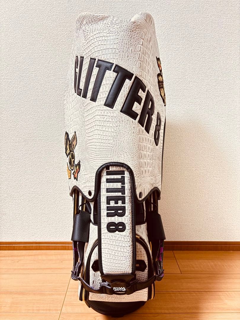 GLITTER 8 キャディバッグ 新品未使用品 クロコダイル総柄