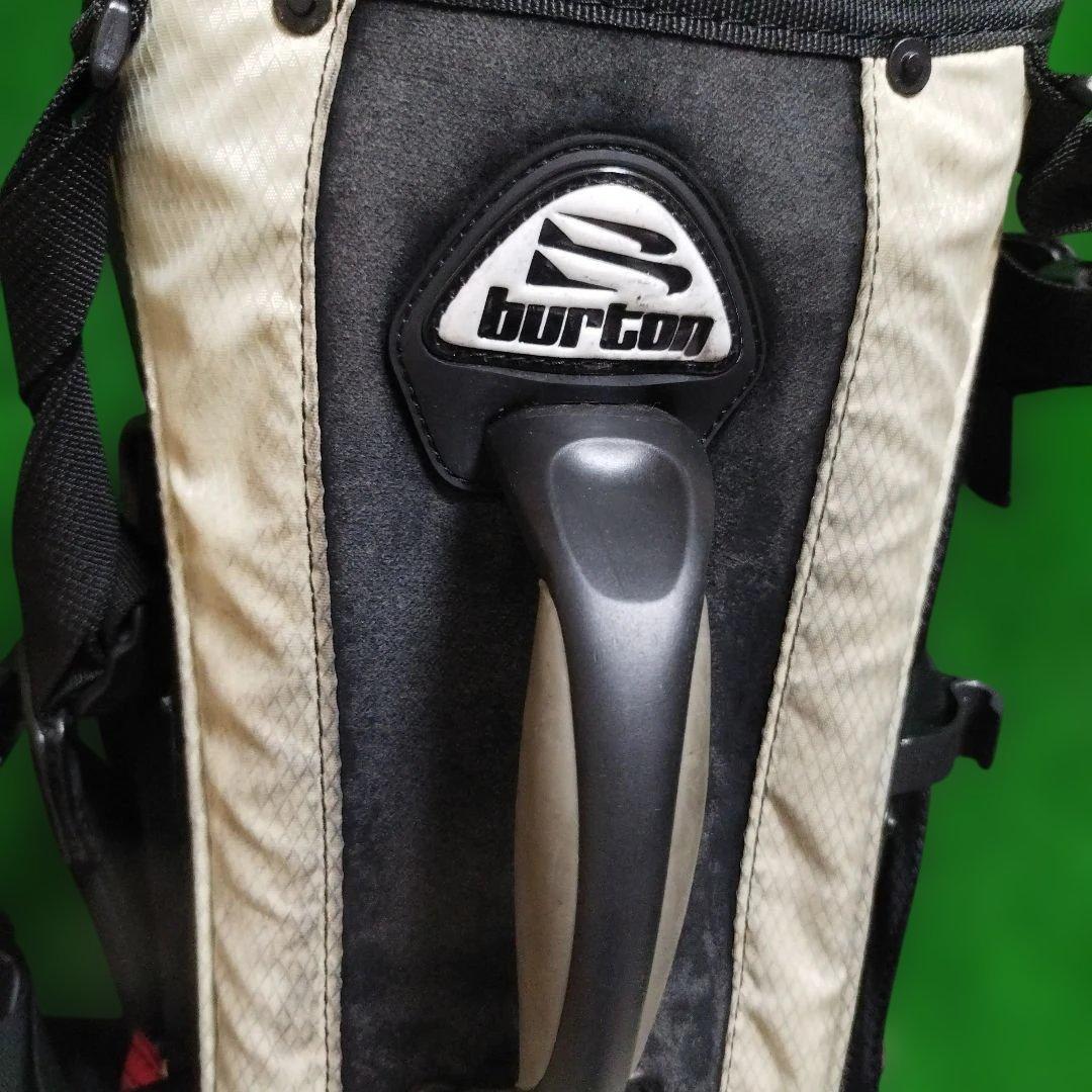 Burton スタンド式キャディバッグ 黒/ベージュ