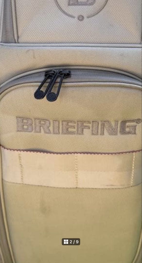 BRIEFING キャディバッグ ホワイト